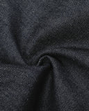 Button Detail Baggy Denim Jorts | Inflation Streetwear INFLATION