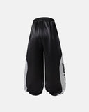 Glossy Contrast Barrel Sweatpant | Inflation Streetwear