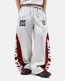 shiny streetwear barrel pants men