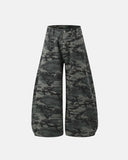 Rhinestone Camo Barrel Pants | Inflation Streetwear INFLATION