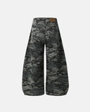 Rhinestone Camo Barrel Pants | Inflation Streetwear INFLATION