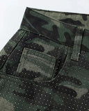 Rhinestone Camo Barrel Pants | Inflation Streetwear INFLATION