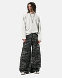 Rhinestone Camo Barrel Pants | Inflation Streetwear INFLATION