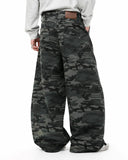 Rhinestone Camo Barrel Pants | Inflation Streetwear INFLATION