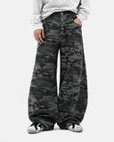 Rhinestone Camo Barrel Pants | Inflation Streetwear INFLATION