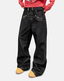 Vintage Embroidered Bootcut Jeans | Inflation Streetwear INFLATION