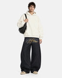 Thermal Fleece Oversized Pullover Hoodie | Inflation Streetwear