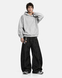 Thermal Fleece Oversized Pullover Hoodie | Inflation Streetwear