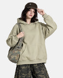 Thermal Fleece Oversized Pullover Hoodie | Inflation Streetwear
