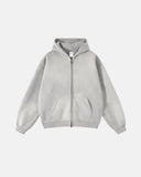 INFLATION Vintage Washed Zip Up Hoodie INFLATION