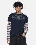 Distressed Graphic Layered Baby T-Shirt | Inflation Streetwear