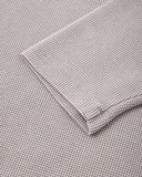 Washed Johnny Collar Boxy  Waffle Polo Shirt | Inflation Streetwear