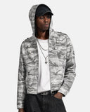 Camo Boxy Zip Up Hoodie | Inflation Streetwear