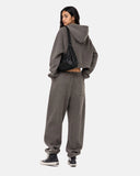 Washed Cropped Hoodie Tracksuit | Inflation Streetwear