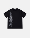 oversized t-shirt with script graphic print