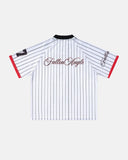 Pinstripe Number Mesh Jersey | Inflation Streetwear INFLATION