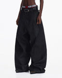 Heavyweight Baggy Raw Wide-Leg Jeans | Inflation Streetwear INFLATION