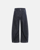 Raw Blue Wide Leg Denim Jeans | Inflation Streetwear INFLATION