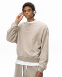 Boxy Fit Henley Collar Sweatshirt | Inflation Streetwear INFLATION