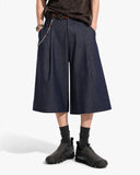 Pleated Wide-Leg Tailored Shorts | Inflation Streetwear