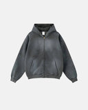Acid Washed Zip Up Hoodies | Inflation Streetwear INFLATION