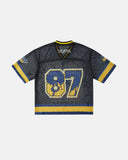 87 Jersey Mesh Print Tee | Inflation Streetwear INFLATION
