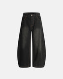 Vintage Leopard Print Barrel Jeans | Inflation Streetwear INFLATION