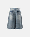 Whisker Wash Baggy Jorts | Inflation Streetwear