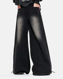 Monkey Wash Eyelet Wide Leg Sweatpants | Inflation Streetwear