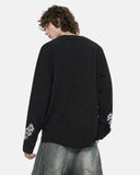 Waffle Graphic Long Sleeve T-Shirt | Inflation Streetwear