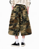 Camo Cargo Longline Shorts | Inflation Streetwear