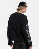 Script Sleeve Graphic Waffle T-Shirt | Inflation Streetwear