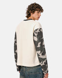 Retro Camo Sleeve Graphic Waffle T-Shirt | Inflation Streetwear