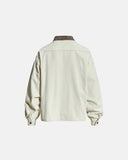 Retro Distressed Applique Shirt Jacket | Inflation Streetwear
