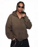INFLATION Monkey Wash French Terry Zip Up Hoodies