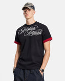 Black Script Graphic T-Shirt | Inflation Streetwear