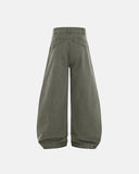 Washed Cotton Barrel Cargo Pants | Inflation Streetwear