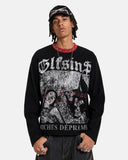 Gothic Graphic Studded Waffle T-Shirt | Inflation Streetwear