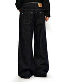 Double Waist Raw Denim Straight Leg Jeans | Inflation Streetwear INFLATION
