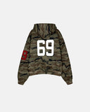 69 Applique Embroidery Camo Zip Up Hoodie | Inflation Streetwear INFLATION