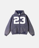 23 Washed Zip Up Hoodies | Inflation Streetwear INFLATION