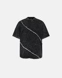 exposed seam cotton t shirt