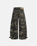 Multi-pockets Camo Barrel Cargo Pants | Inflation Streetwear INFLATION