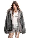 Reversible Faux Fur Hooded Jacket |  Inflation Streetwear INFLATION
