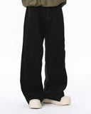 Acid Washed Black Barrel Jeans | Inflation Streetwear INFLATION