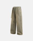 Beaded Studded Washed Baggy Jeans | INFLATION Streetwear INFLATION