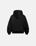 Retro Graphic Boxy Zip Up Hoodie | Inflation Streetwear