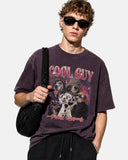 animal collage graphic tee men