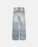 Whisker Wash Ripped Baggy Jeans | Inflation Streetwear