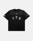 gothic embroidered mesh jersey front view